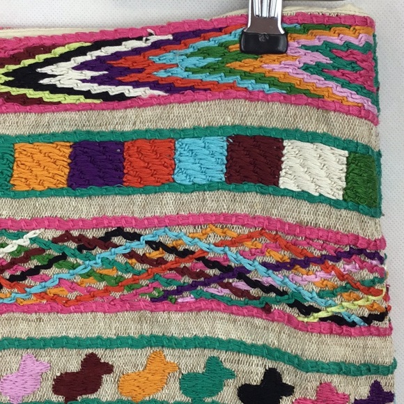 GRYPHON Mayan Multicolored Embroidered Mini Skirt - Picture 3 of 10